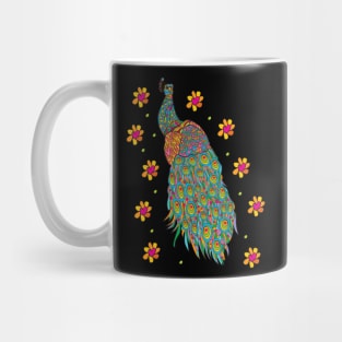 Bohemian Peacock Mug